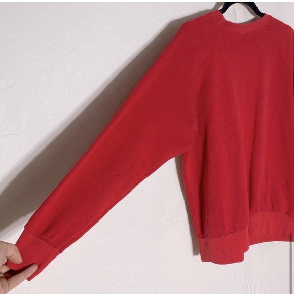 Vintage Ebert Sportswear Red Indiana University Hoosiers Crew Neck Sweatshirt L - Picture 11 of 15